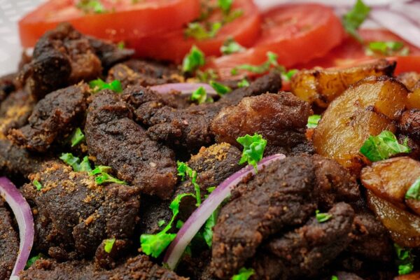 Suya Exclusive Grilled Beef Street Suya, Nigerian Beef Suya